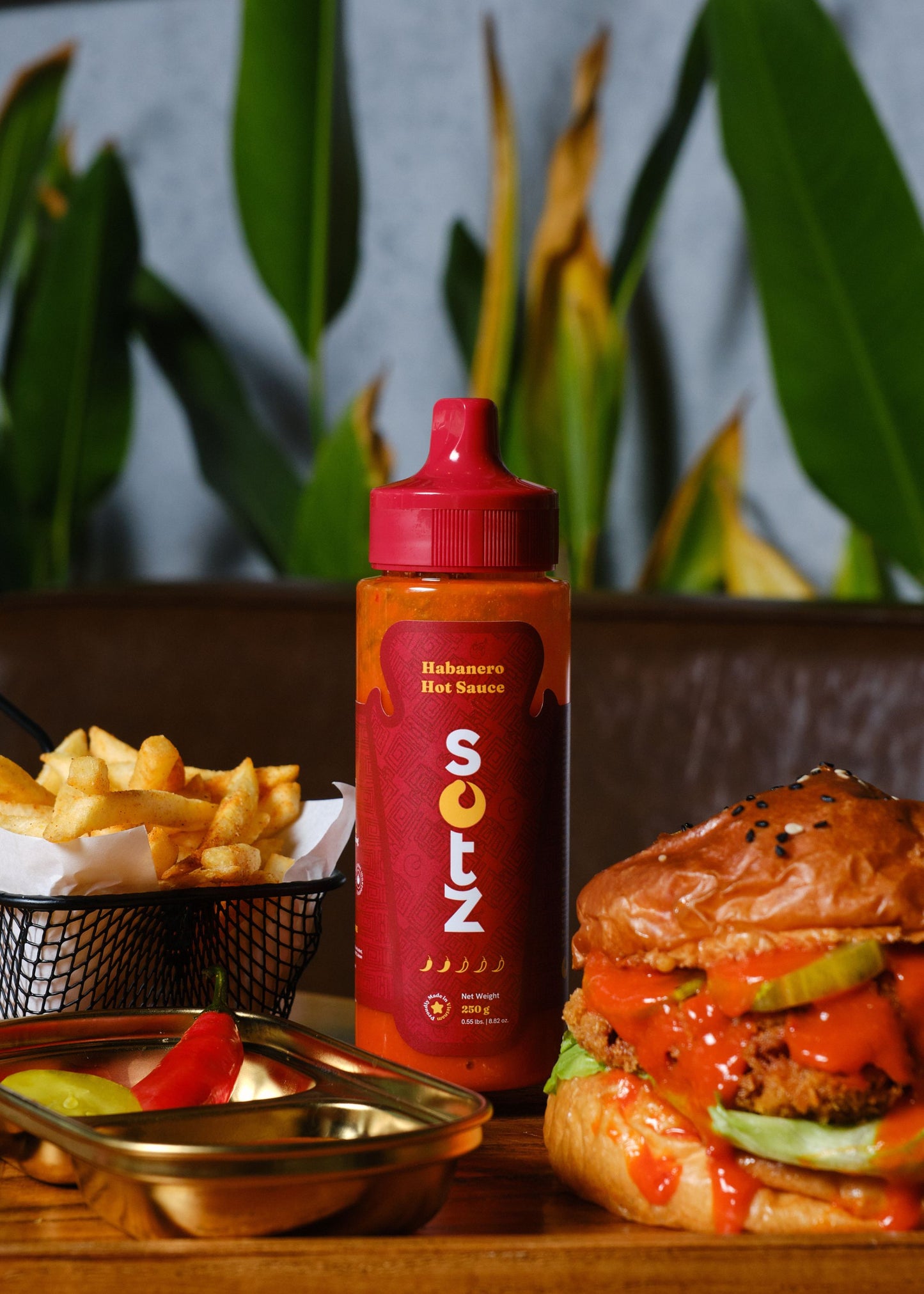 Carton 24 Sotz Habanero Hot Sauce - 250g Hot Sauce