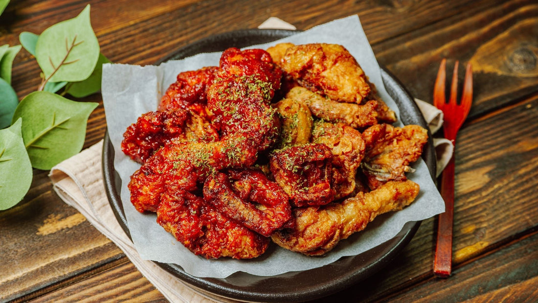 Korean Fried Chicken with a Kick: Spicy Sotz - Habanero Hot Sauce